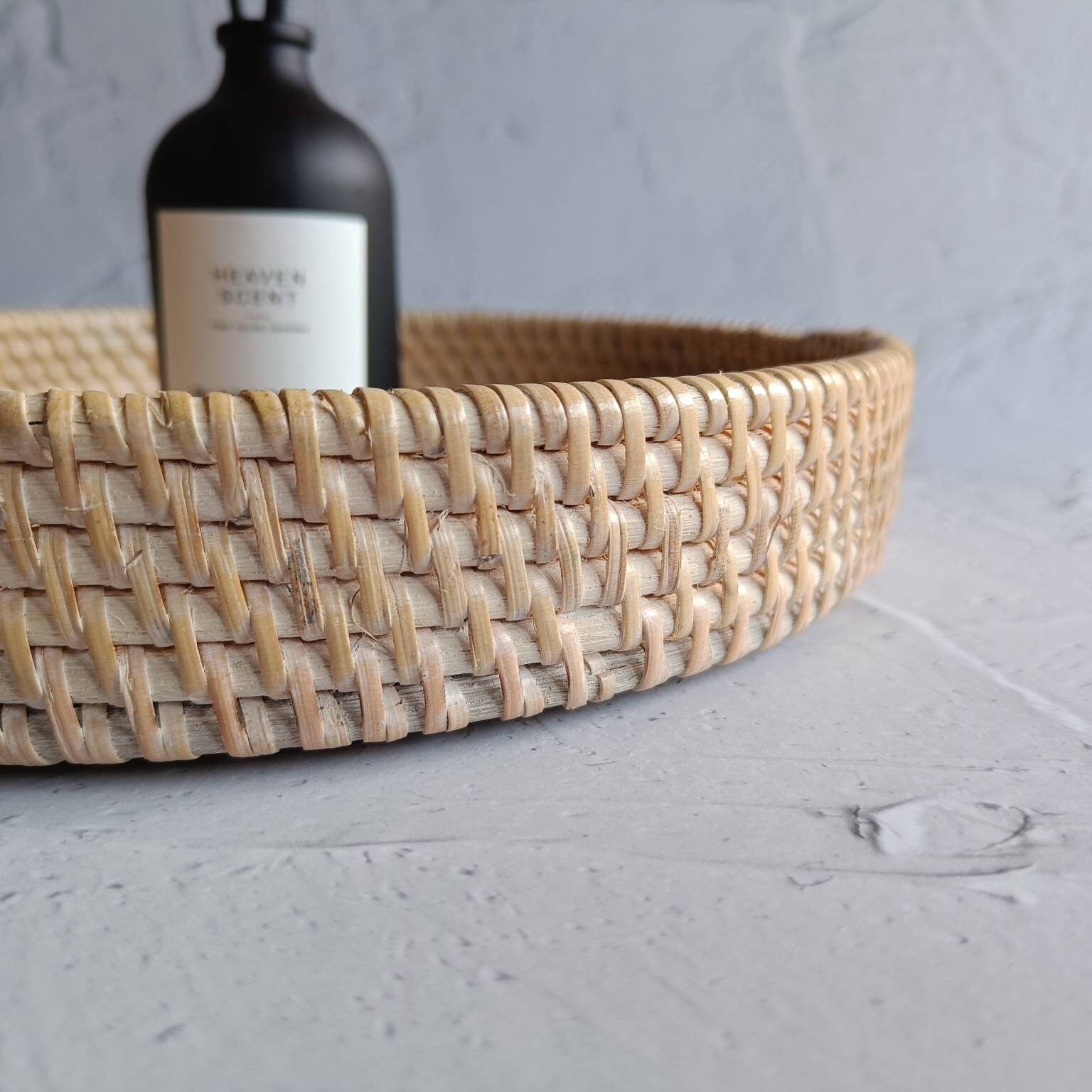 Galia - Vassoio da aperitivo in ceramica bianca con motivo floreale | Item International