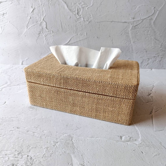 boites de mouchoirs Boite Mouchoir Papier Boîtes de mouchoirs Support de  boîte de Tissu pour la Maison Couvre boîte de mouchoirs Rectangle Khaki :  : Cuisine et Maison