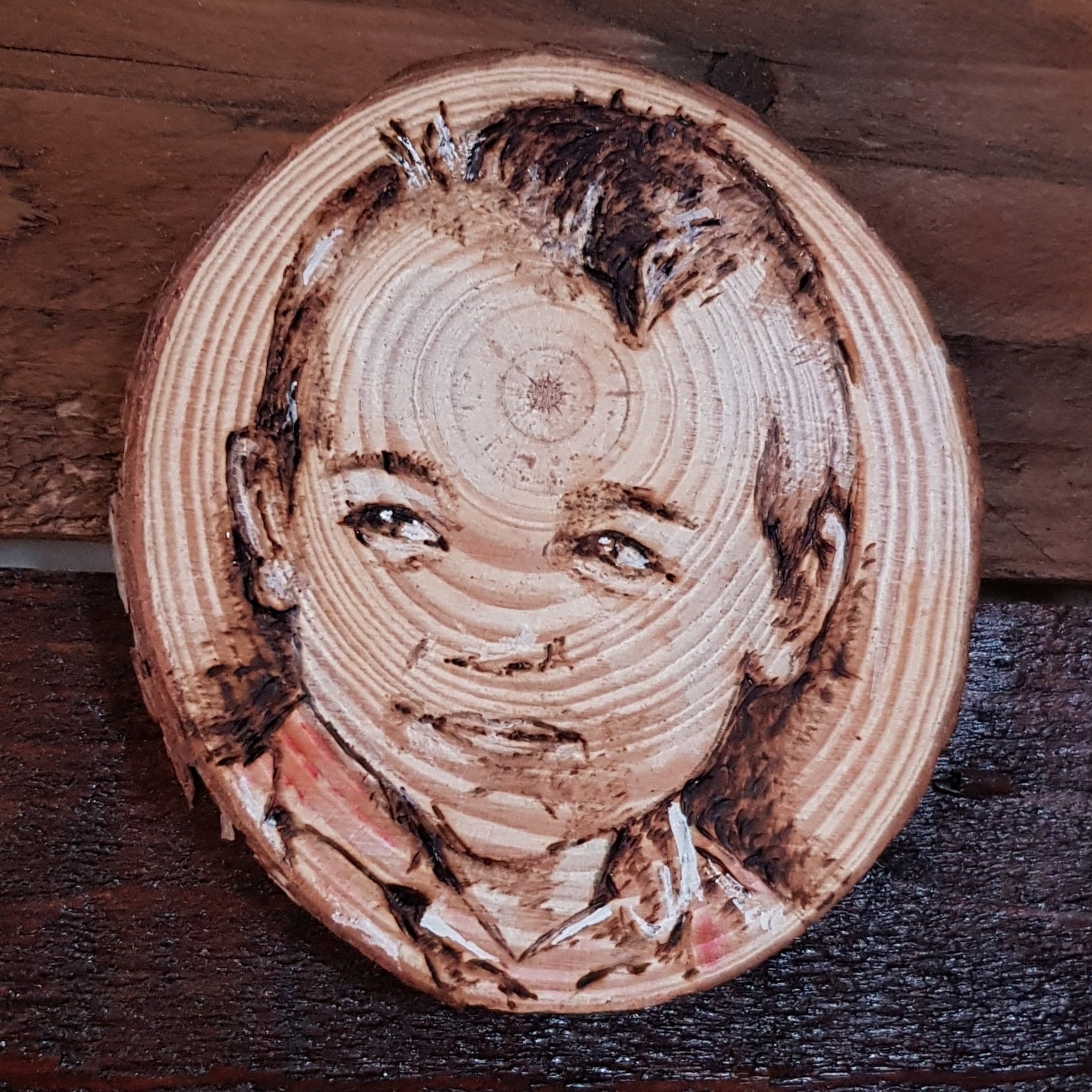 Human Portrait Pyrography Custom Pyrography Portraits - Etsy
