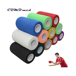 COMOmed Self Adherent Cohesive Bandage Erste-Hilfe-Bandagen Stretch Athletic Tape für Handgelenk Knöchel Wrap und Haustier Wrap, VET WRAP - 6pack