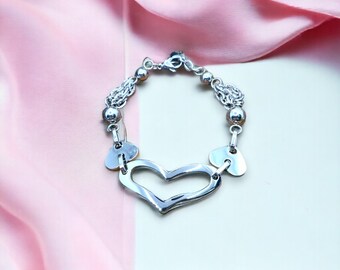 Pulseras Tipo Pandora En Acero Quirúrgico 💛 🪩Doradas O Plateadas Con Dijes Llenos De Color Nuevos Modelos Recién Llegados