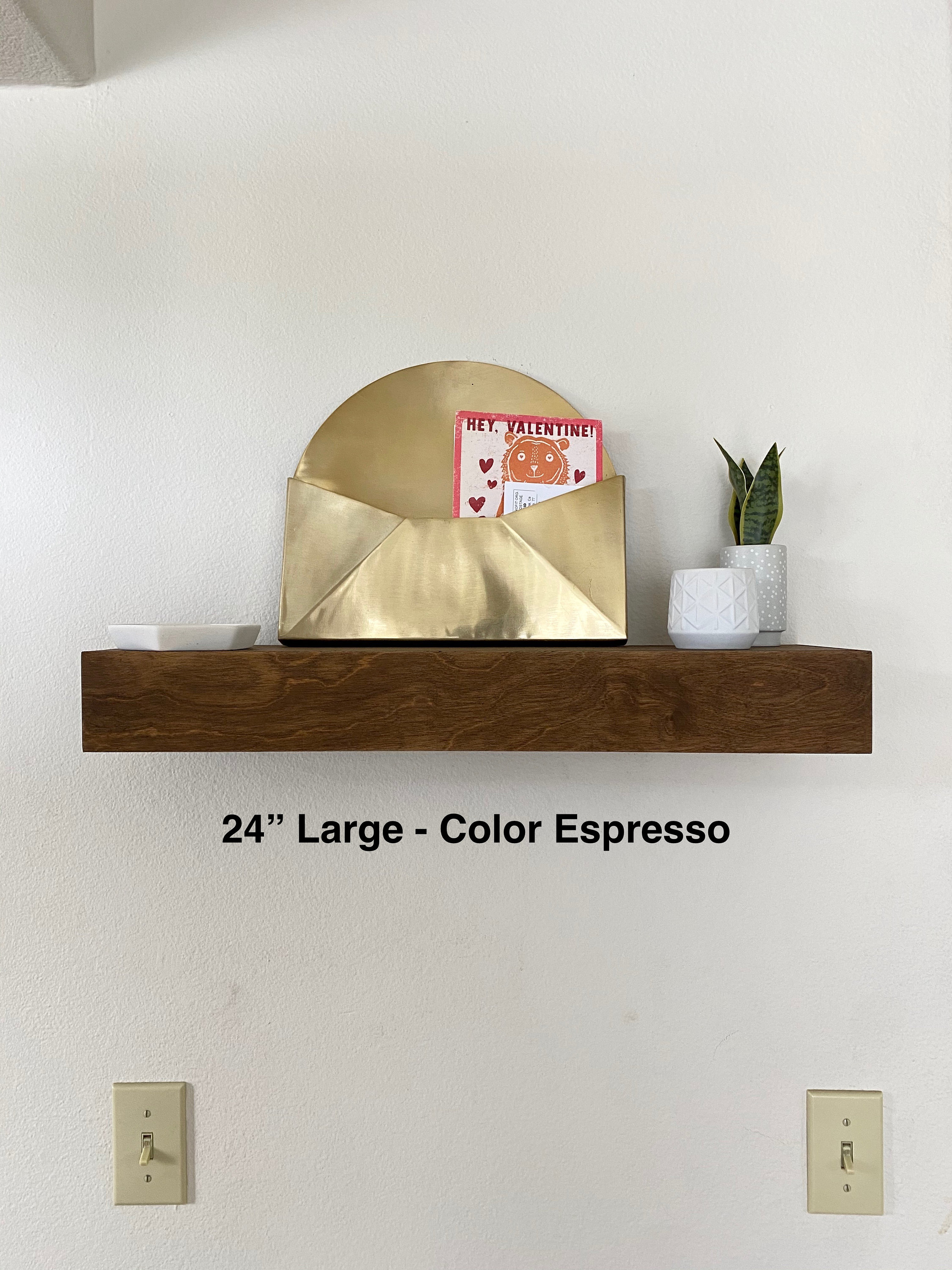 Envío GRATIS Estante flotante de madera Estante flotante | Etsy