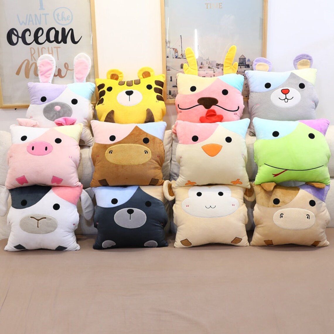 Drachen Tiger Hund Schwein Affe Kaninchen Plüsch | Etsy