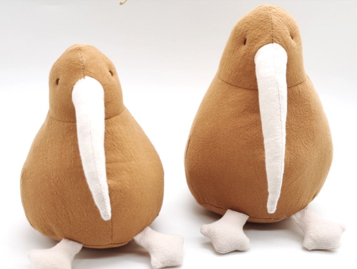 Brown Kiwi Bird plush toycute soft largesmall stuffed animal | Etsy