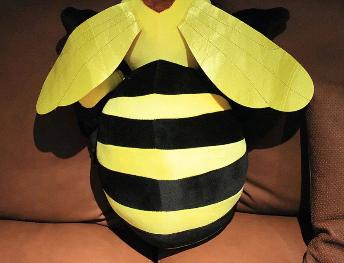 Bee plush toycute soft largesmall realistic stuffed animal | Etsy
