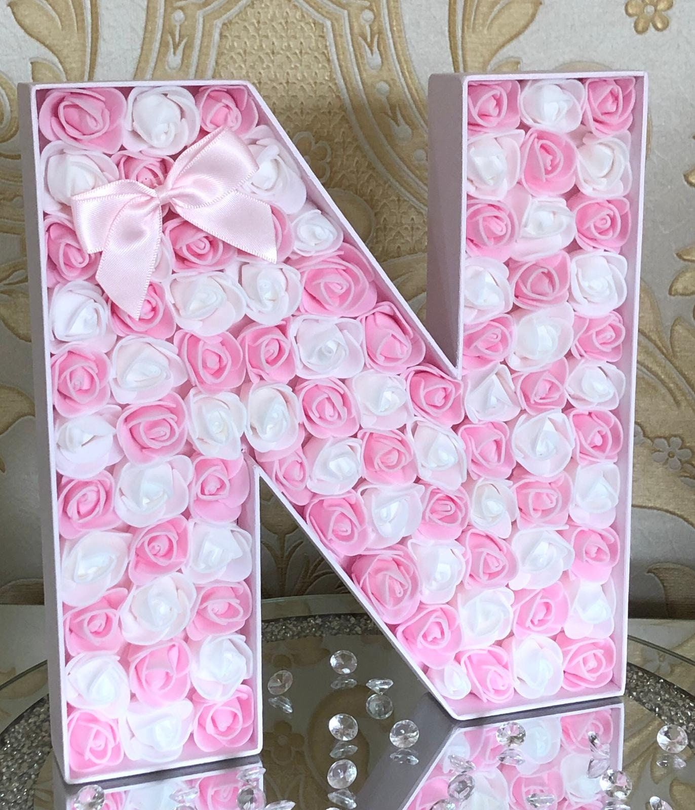 Personalised Wooden Fillable Letters Etsy UK