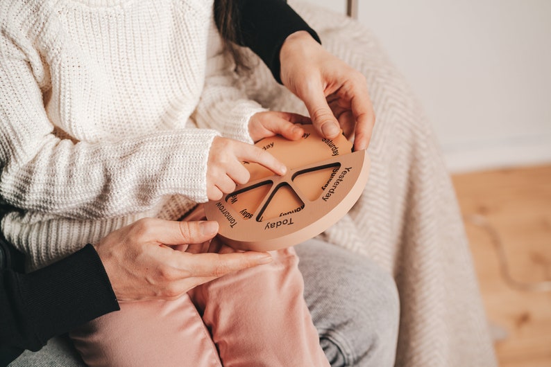 Wooden Calendar Montessori Material Montessori Calendar Kid Etsy