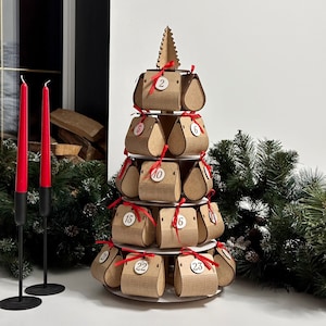 Advent Calendar for kids, Christmas Countdown Calendar, Wooden Advent Calendar with drawers, Personalized Advent Calendar