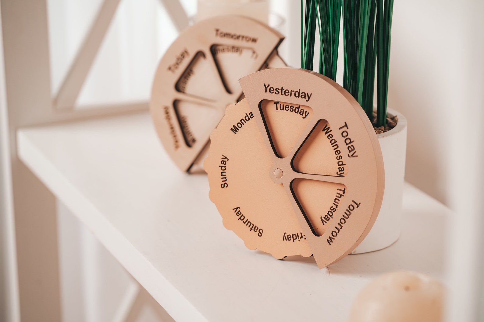 Wooden Calendar Montessori Material Montessori Calendar Kid - Etsy