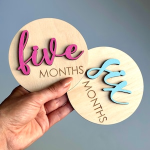 Cartes jalons bébé pour photos de bébé | Cartes d'étapes mensuelles | Hôpital Hello World | Nouveau cadeau pour bébé | Faire-part de bébé
