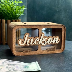 Personalized Piggy Bank for girl, boy, Custom Baby Shower Gift, Toddler Gifts, Personalized Baby Gift, Kids Birthday, Custom Money Box