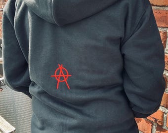Sweatshirtjacke „Anarchie“