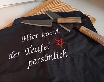 Geschirrtuch "Hier kocht der Teufel persönlich"