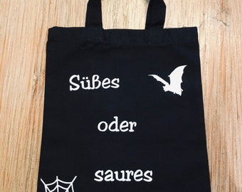 Süßes oder Saures Halloweenbeutel