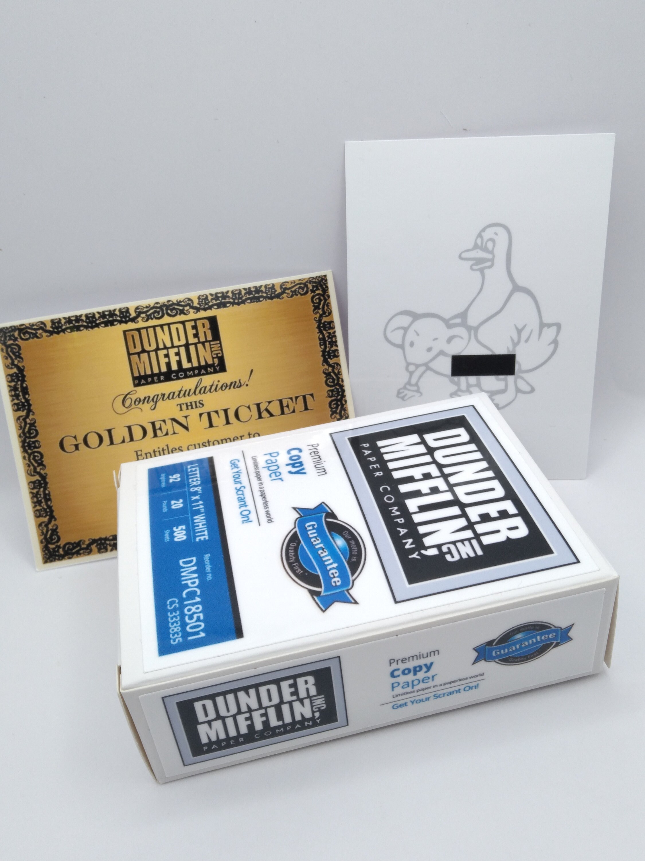 The Office TV Show Merchandise Funny Gift Set, 6PCS The Office Party  Decorations, Dunder Mifflin Memorabilia Inspired By The Office, Michael