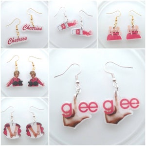 Glee TV show dangle earrings