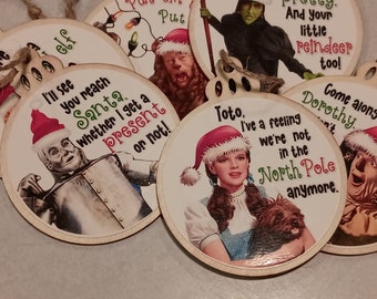 Wizard of Oz christmas ornaments, Wizard of Oz gifts, wizard of Oz movie