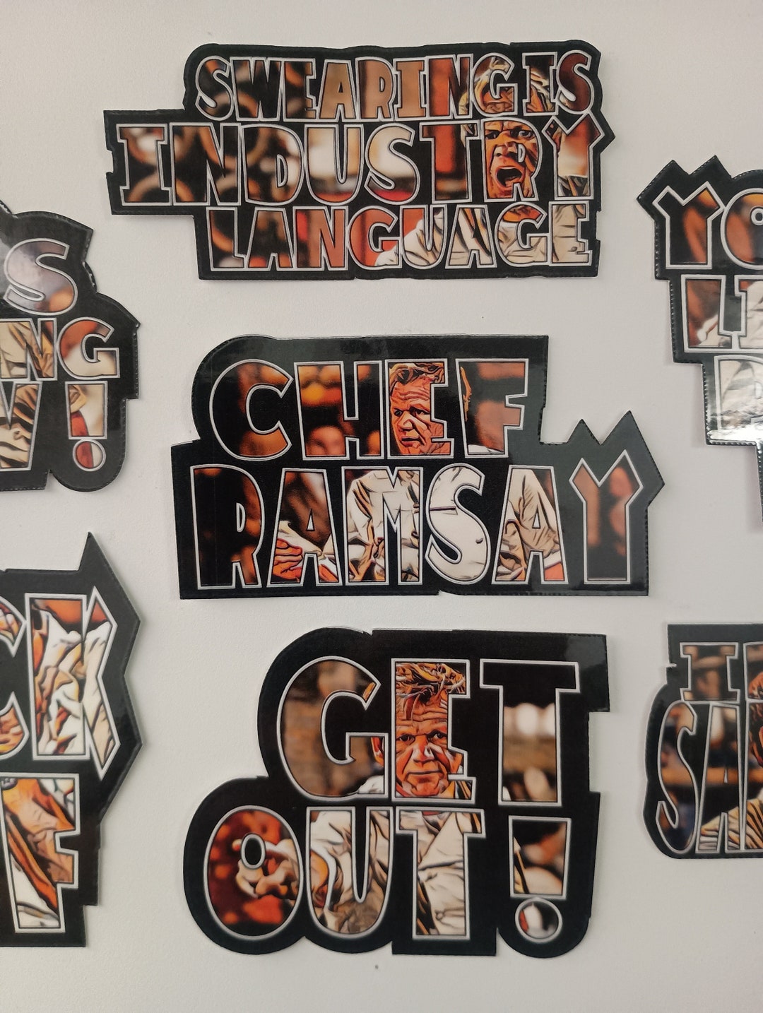 Gordon Ramsay Stickers, Gordon Ramsay Gifts, Gordon Ramsay Quotes - Etsy