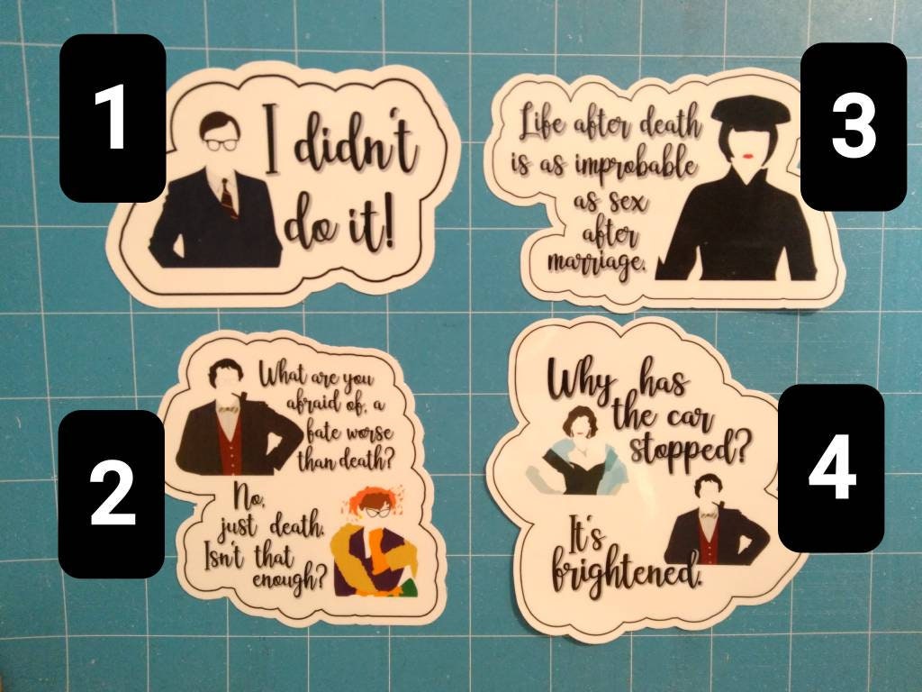 Clue Movie Waterproof Decal Clue Movie Car Decal Etsy