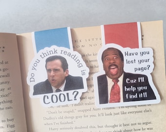 The Office bookmark, magnetic bookmark, the office gifts, the office tv show