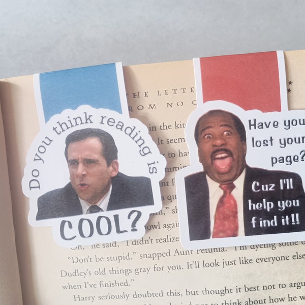 The Office bookmark, magnetic bookmark, the office gifts, the office tv show