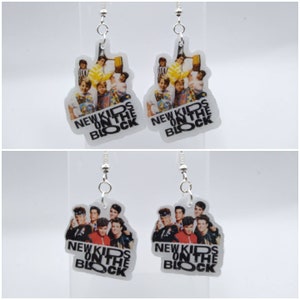 Nkotb earrings, New Kids on the block