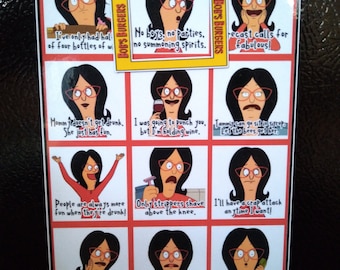 Bob's burger magnet, bob's burger linda, mood magnet