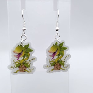 Audrey 2, little shop of horrors earrings, little shop of horrors movie