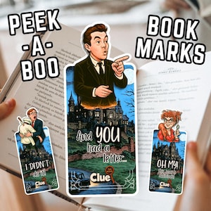 Clue the movie bookmark, clue the movie, clue the movie gifts, clue, clue gifts