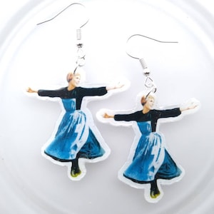 Sound of music movie, sound of music gifts, sound of music earrings