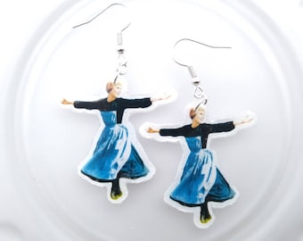 Sound of music movie, sound of music gifts, sound of music earrings
