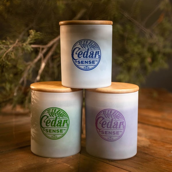 Scented Cedar Wood Candles | Eastern Red Aromatic Cedar Oil Candles