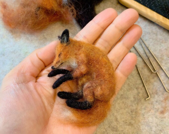 Tiniest Fox Ever Micro Miniature Fox Figurine Tiny Fox Mini - Etsy