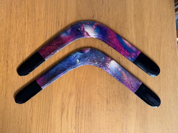 カスタム1点物◎Offcats 6oz◎Boomerang Fin◎7inch Limited Edition Genuine 'SPACE' BOOMRANG Hydradipped Hand Made