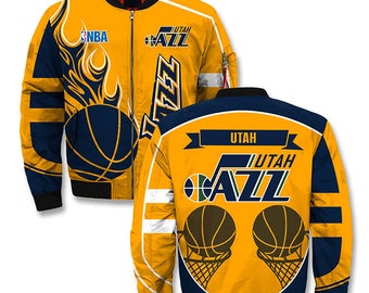 utah jazz bomber jacket