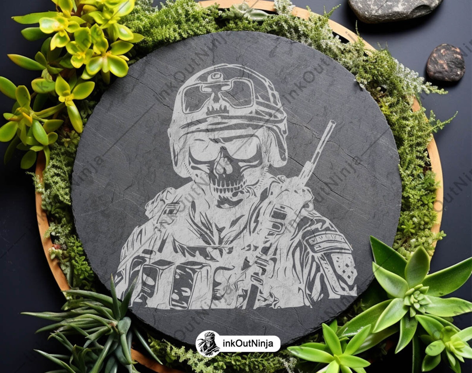 Skeleton Army US Soldier Skull Pilot Troops Operative Swat Corpse Svg ...