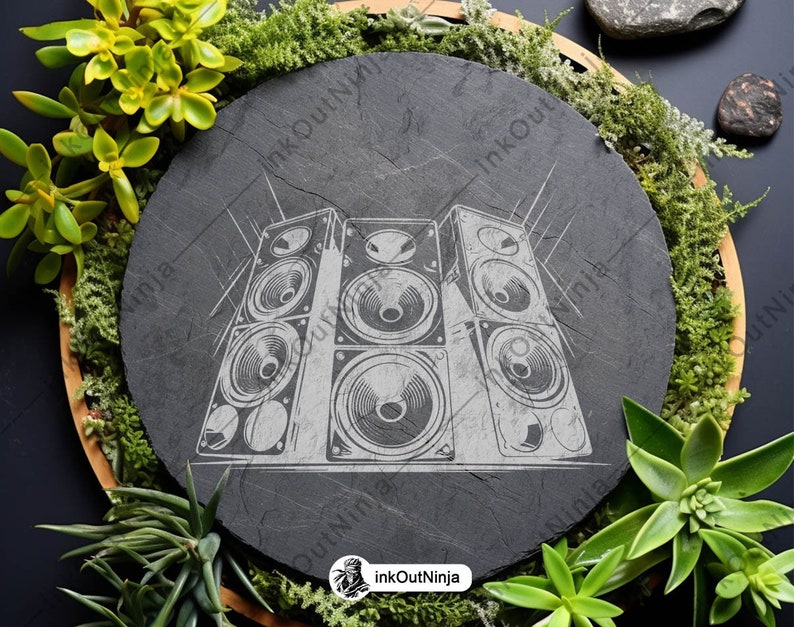 Speaker System Bundle Audio Equipment Clipart Music Sound Vector DJ ...