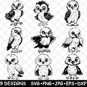 Baby Bald Eagle Chick Hatchling Young Bird Wildlife Cute Laser File SVG PNG JPG Grayscale Burn Image Cut Vector Coaster Black White Cnc Wood