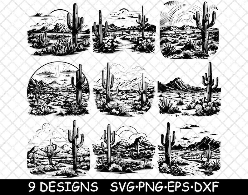 Sonoran Desert Arizona Arid Region Saguaro Cactus Cholla Dry - Etsy