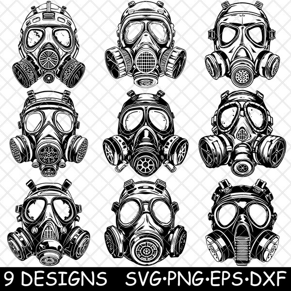 Ademhalingsmasker, gasgezicht beschermend chirurgisch N95-masker, PNG, SVG, EPS-Cricut-Silhouette-Cut-Engrave-Stencil-Sticker, Sticker, Vector, Clipart, Print