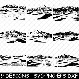 Desert Great Sand Dunes National State Park San Luis Coaster Black