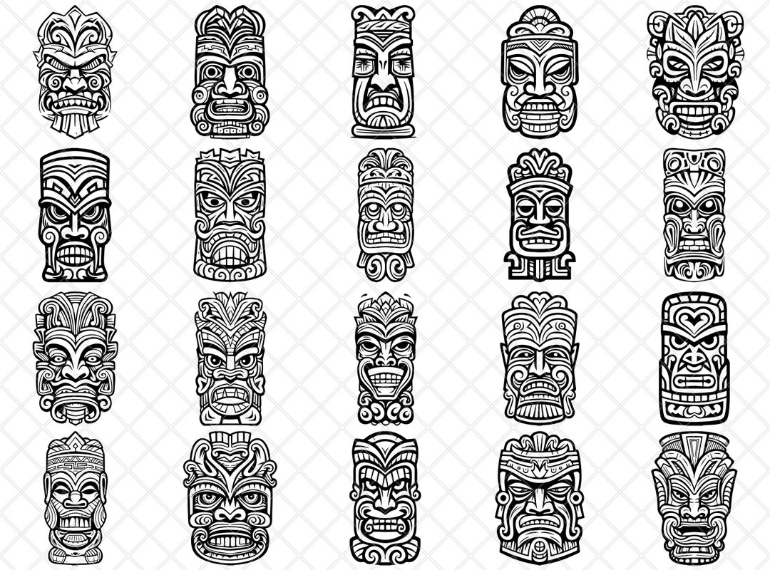 Polynesian Vibes: A Sacred Collection of Tiki-inspired Designs - Etsy