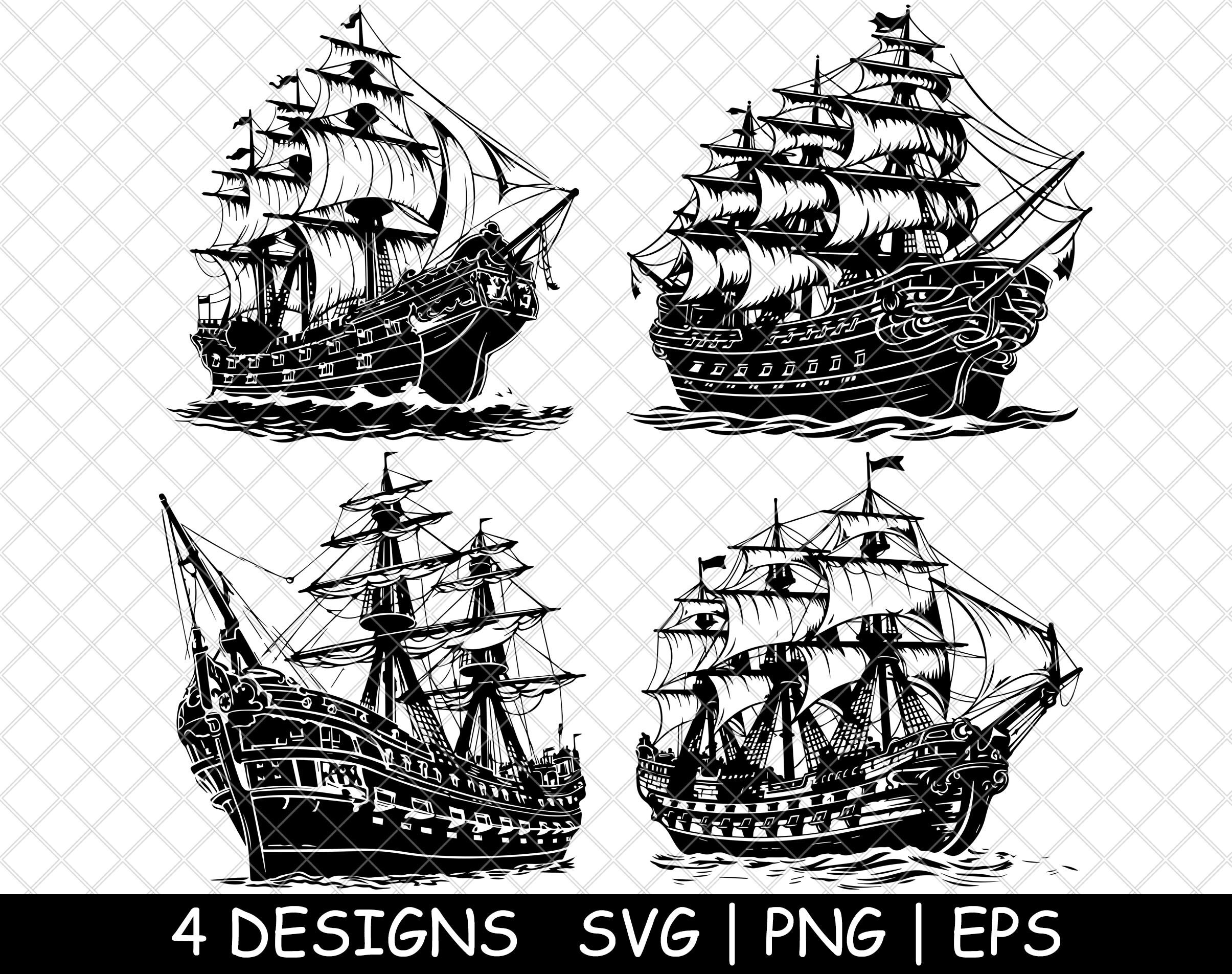 Galleon Sailing Vessel Wooden Ship Naval Pirate Historic Etsy