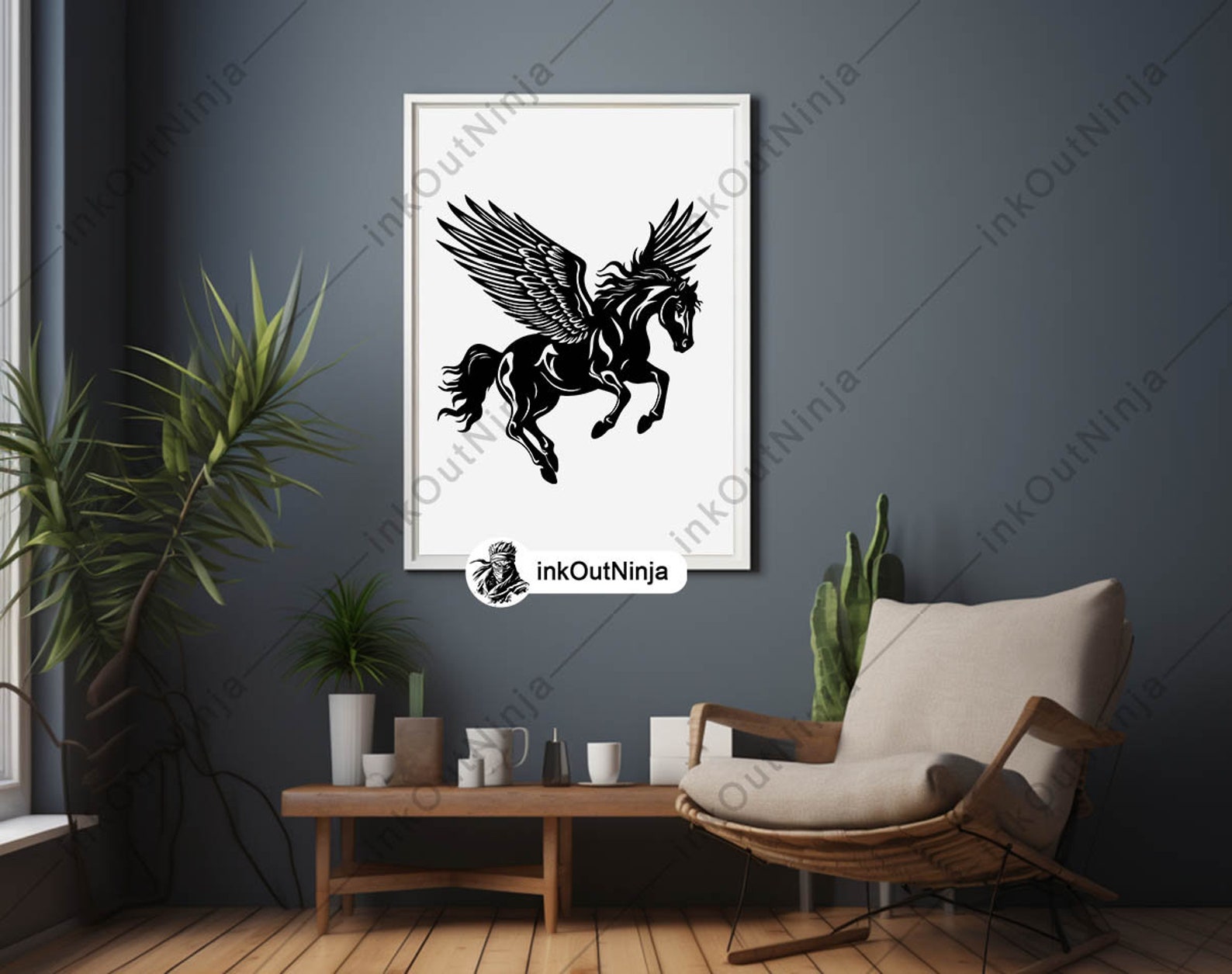 Pegasus SVG Bundle Winged Horse Clipart Mythical Creature Vector ...