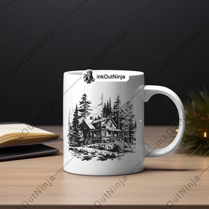 Forest Cabin SVG Bundle Rustic Lodge Clipart Woodland House Vector Art ...