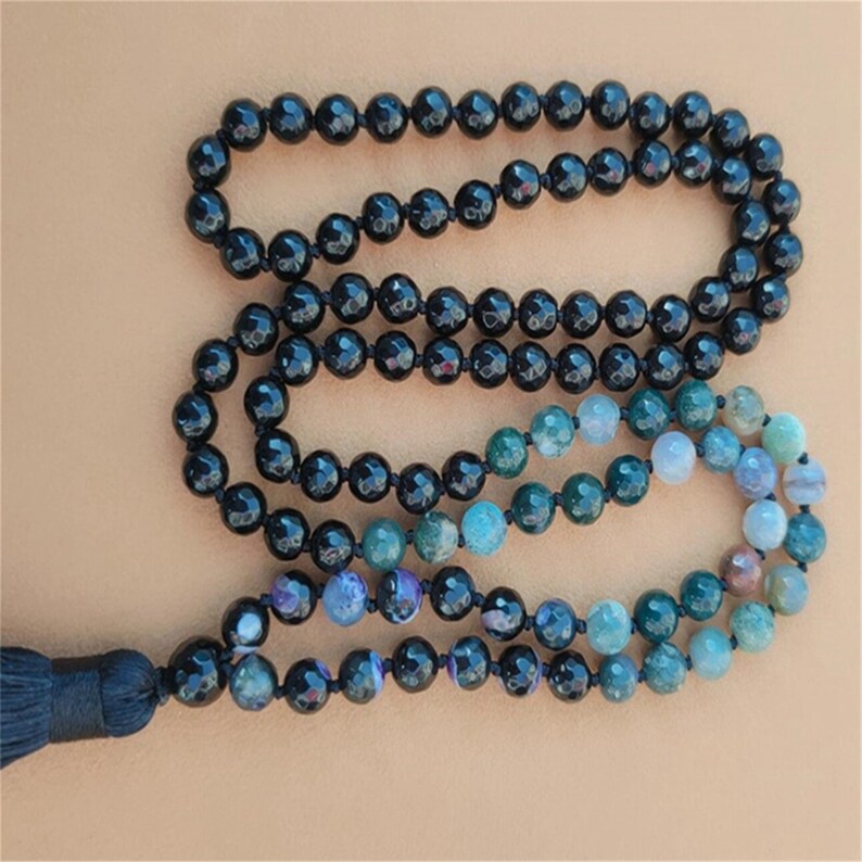 Buddhist Wrap Mala Japa Mala 108 Men/'s Yoga Wear Yoga Gift Men/'s Jewellery Yoga Fashion 108 Mala Beads 108 MEN/'S MALA BRACELET