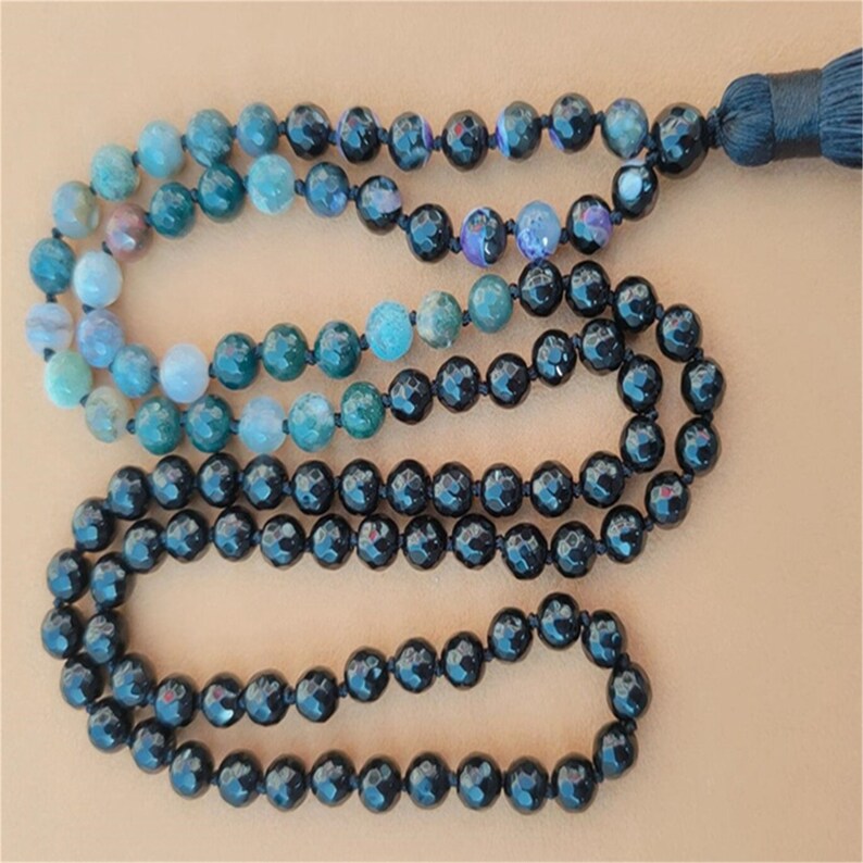 Buddhist Wrap Mala Japa Mala 108 Men/'s Yoga Wear Yoga Gift Men/'s Jewellery Yoga Fashion 108 Mala Beads 108 MEN/'S MALA BRACELET
