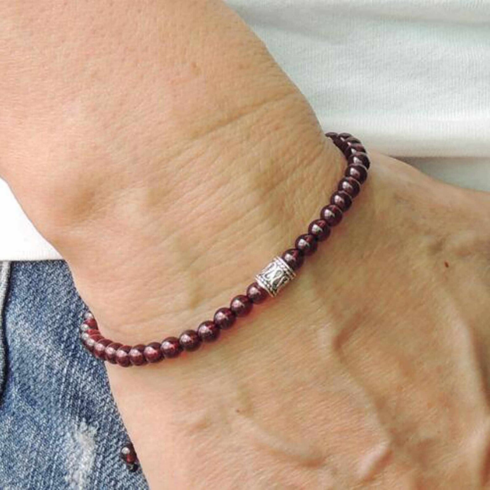 4.5mm Braided Red Protection Bracelet for Men High Grade Etsy