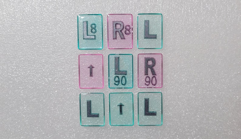 1 jeu de petits marqueurs radiographiques 1 L et 1 R avec initiales 3 caractères max., parfaits pour les extrémités et la pédiatrie, minimaliste image 2