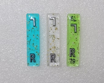 1 duplex floral x-ray marker, up to 3 initials available, perfect for extremities and pediatrics, minimalist
